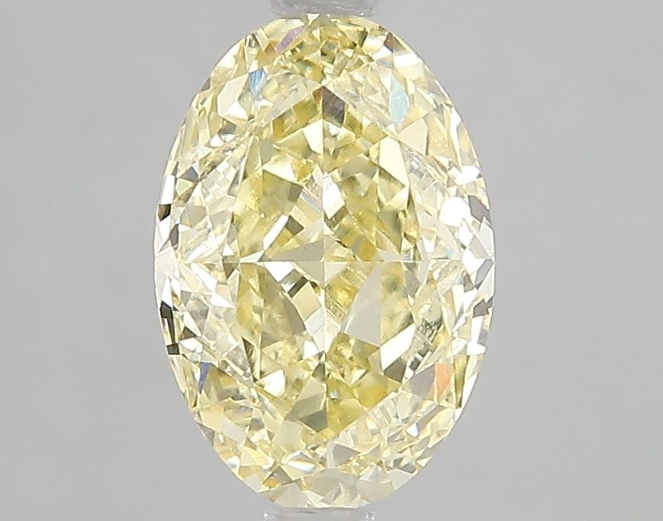 Loose Diamond - OVAL 2.52ct Fancy Intense Yellow VVS2: Loose Diamond - OVAL 2.52ct Fancy Intense Yellow VVS2 Source: This is a real non-mined Diamond that has been grown in a lab Shape: OVAL Carats: 2.52 Color: Fancy Intense Yellow Certification: IGI Vide