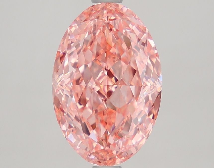 Loose Diamond - OVAL 2.43ct Fancy Vivid Pink VS2: Loose Diamond - OVAL 2.43ct Fancy Vivid Pink VS2 Source: This is a real non-mined Diamond that has been grown in a lab Shape: OVAL Carats: 2.43 Color: Fancy Vivid Pink Certification: IGI Video: