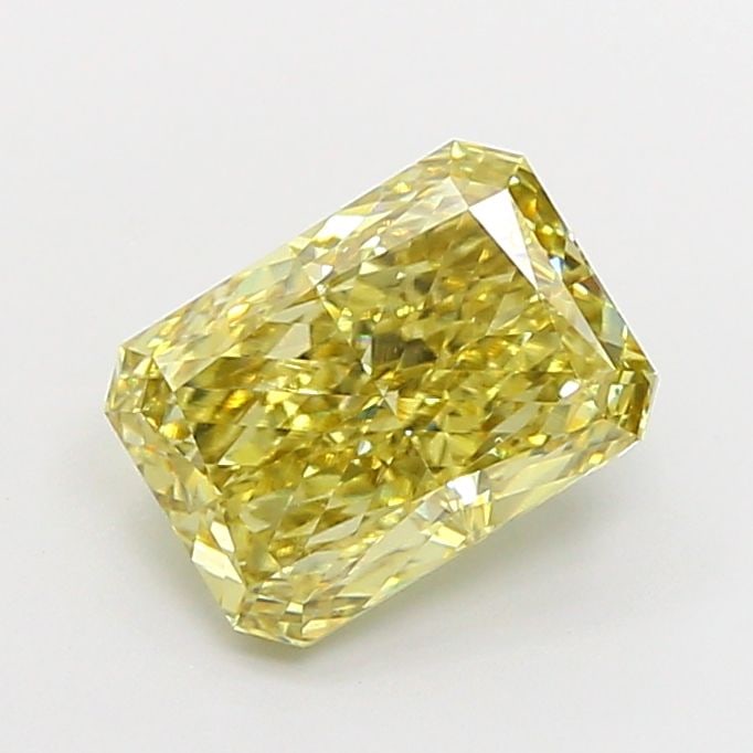 Loose Diamond - RADIANT 2.56ct Fancy Intense Yellow VS1: Loose Diamond - RADIANT 2.56ct Fancy Intense Yellow VS1 Source: This is a real non-mined Diamond that has been grown in a lab Shape: RADIANT Carats: 2.56 Color: Fancy Intense Yellow Certification: IGI