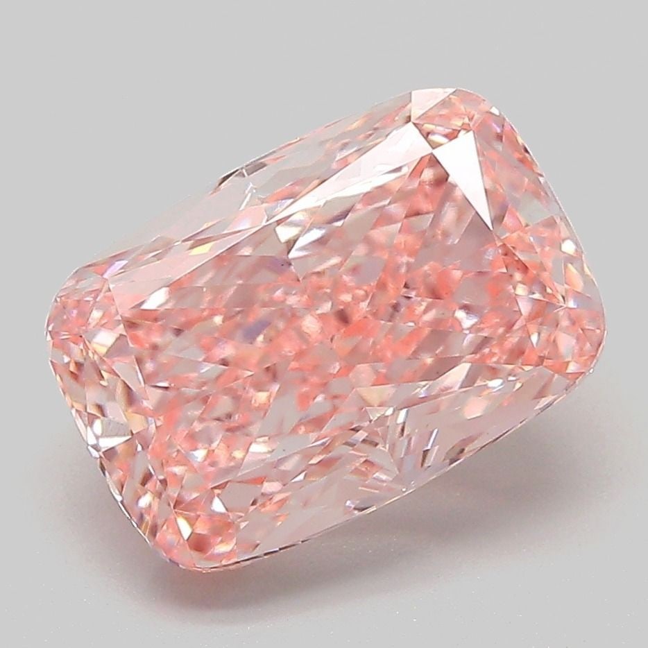 Loose Diamond - CUSHION MODIFIED 4.01ct Fancy Vivid Pink VS1: Loose Diamond - CUSHION MODIFIED 4.01ct Fancy Vivid Pink VS1 Source: This is a real non-mined Diamond that has been grown in a lab Shape: CUSHION MODIFIED Carats: 4.01 Color: Fancy Vivid Pink Certific