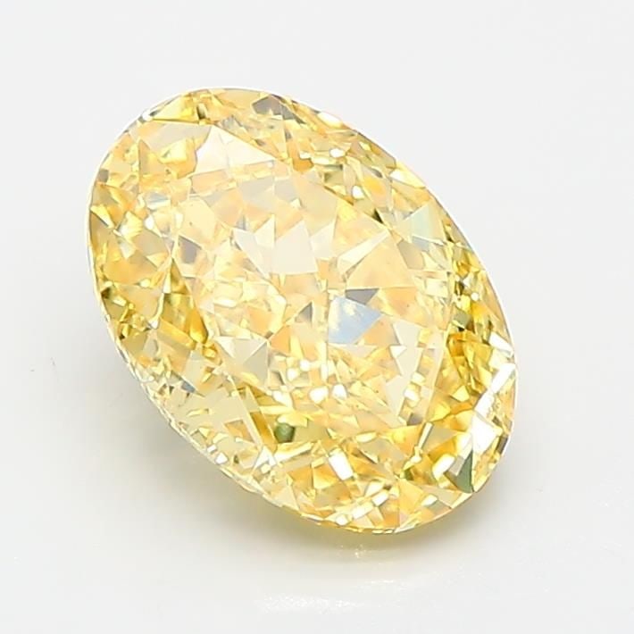 Loose Diamond - OVAL 1.71ct Fancy Intense Yellow VS2: Loose Diamond - OVAL 1.71ct Fancy Intense Yellow VS2 Source: This is a real non-mined Diamond that has been grown in a lab Shape: OVAL Carats: 1.71 Color: Fancy Intense Yellow Certification: IGI Video