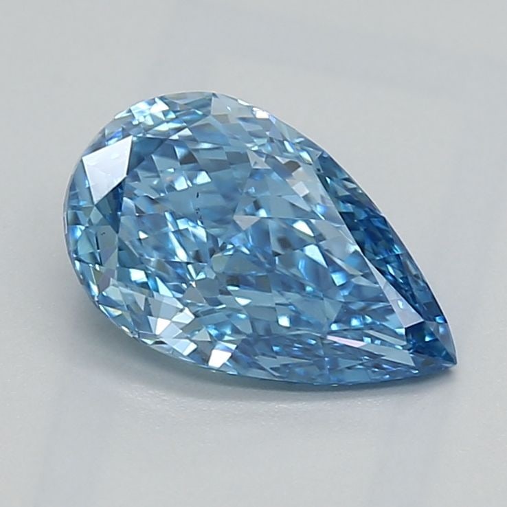 Loose Diamond - PEAR 0.92ct Fancy Vivid Blue VS2: Loose Diamond - PEAR 0.92ct Fancy Vivid Blue VS2 Source: This is a real non-mined Diamond that has been grown in a lab Shape: PEAR Carats: 0.92 Color: Fancy Vivid Blue Certification: NONE Video: