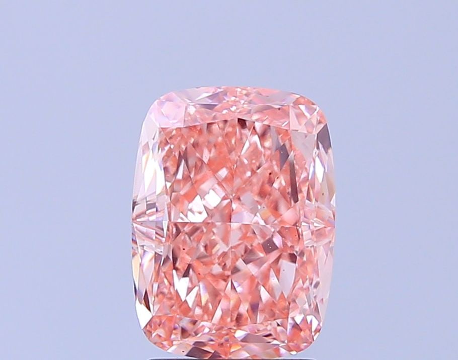 Loose Diamond - CUSHION MODIFIED 3.32ct Fancy Intense Pink VS2: Loose Diamond - CUSHION MODIFIED 3.32ct Fancy Intense Pink VS2 Source: This is a real non-mined Diamond that has been grown in a lab Shape: CUSHION MODIFIED Carats: 3.32 Color: Fancy Intense Pink Cert