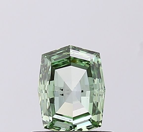 Loose Diamond - CUSHION MODIFIED 0.73ct Fancy Vivid Green SI1: Loose Diamond - CUSHION MODIFIED 0.73ct Fancy Vivid Green SI1 Source: This is a real non-mined Diamond that has been grown in a lab Shape: CUSHION MODIFIED Carats: 0.73 Color: Fancy Vivid Green Certif