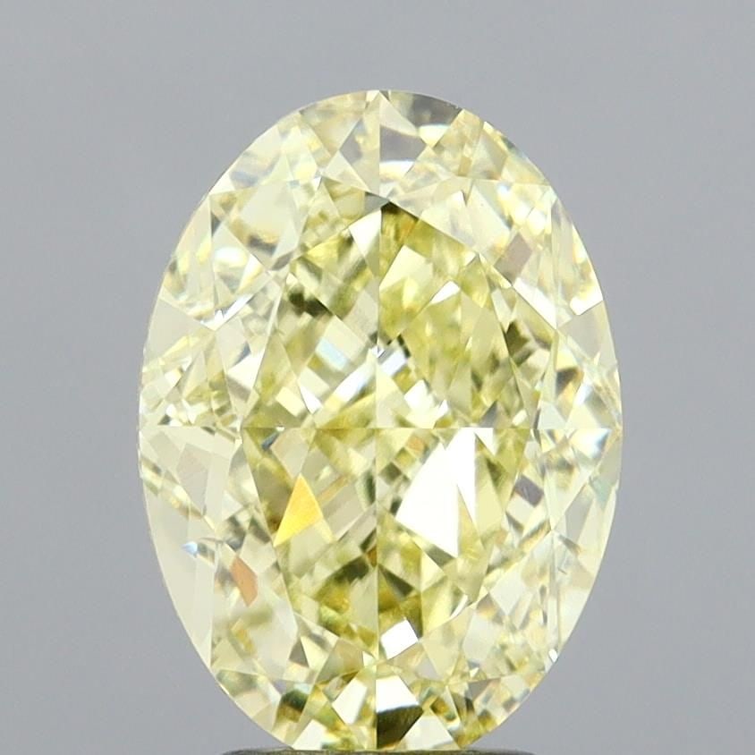 Loose Diamond - OVAL 4.05ct Fancy Yellow VVS2: Loose Diamond - OVAL 4.05ct Fancy Yellow VVS2 Source: This is a real non-mined Diamond that has been grown in a lab Shape: OVAL Carats: 4.05 Color: Fancy Yellow Certification: IGI Video:
