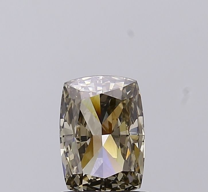 Loose Diamond - CUSHION MODIFIED 1.07ct Fancy Light Brownish Gray VVS2: Loose Diamond - CUSHION MODIFIED 1.07ct Fancy Light Brownish Gray VVS2 Source: This is a real non-mined Diamond that has been grown in a lab Shape: CUSHION MODIFIED Carats: 1.07 Color: Fancy Light Bro