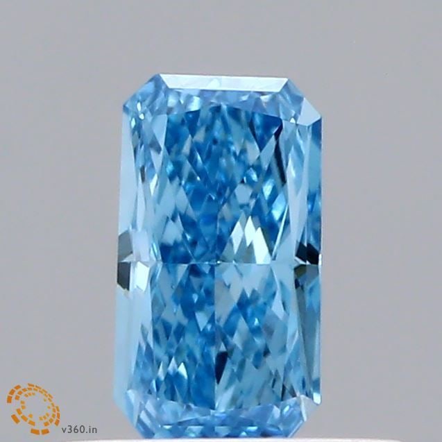 Loose Diamond - RADIANT 0.51ct Fancy Vivid Blue VVS2: Loose Diamond - RADIANT 0.51ct Fancy Vivid Blue VVS2 Source: This is a real non-mined Diamond that has been grown in a lab Shape: RADIANT Carats: 0.51 Color: Fancy Vivid Blue Certification: IGI Video: