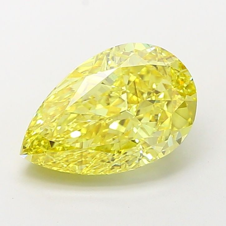 Loose Diamond - PEAR 5.05ct Fancy Vivid Yellow VS2: Loose Diamond - PEAR 5.05ct Fancy Vivid Yellow VS2 Source: This is a real non-mined Diamond that has been grown in a lab Shape: PEAR Carats: 5.05 Color: Fancy Vivid Yellow Certification: IGI Video: