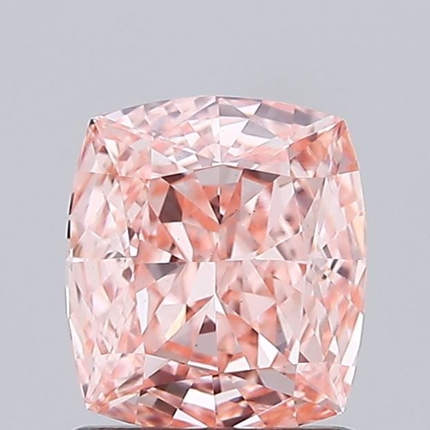 Loose Diamond - CUSHION MODIFIED 1.02ct Fancy Vivid Pink VS2: Loose Diamond - CUSHION MODIFIED 1.02ct Fancy Vivid Pink VS2 Source: This is a real non-mined Diamond that has been grown in a lab Shape: CUSHION MODIFIED Carats: 1.02 Color: Fancy Vivid Pink Certific