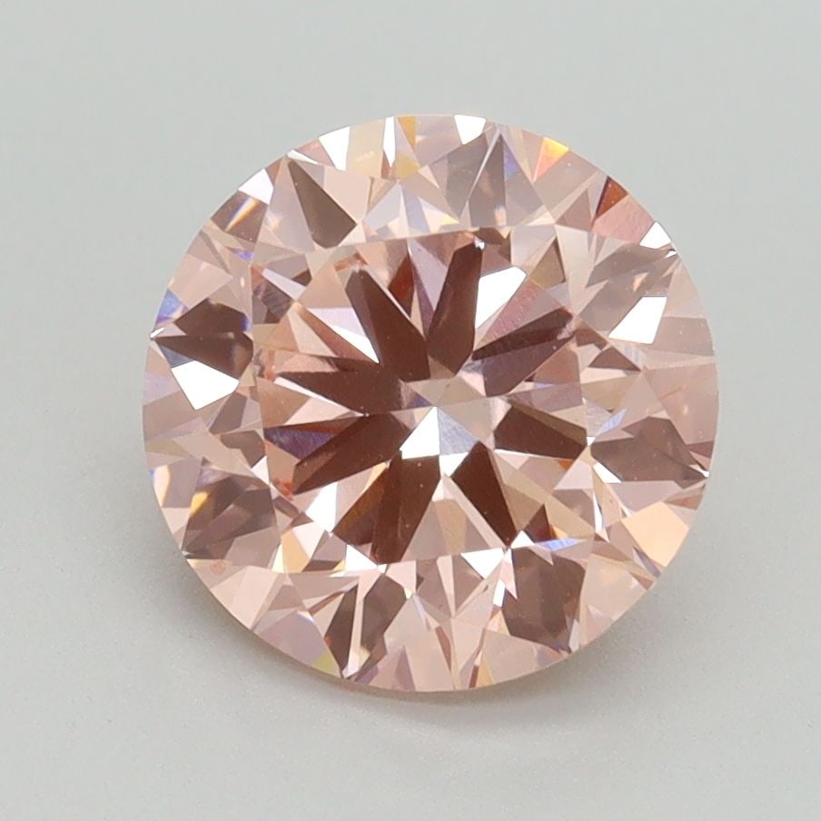 Loose Diamond - ROUND 2.5ct Fancy Intense Pink VS1: Loose Diamond - ROUND 2.5ct Fancy Intense Pink VS1 Source: This is a real non-mined Diamond that has been grown in a lab Shape: ROUND Carats: 2.5 Color: Fancy Intense Pink Certification: IGI Video: