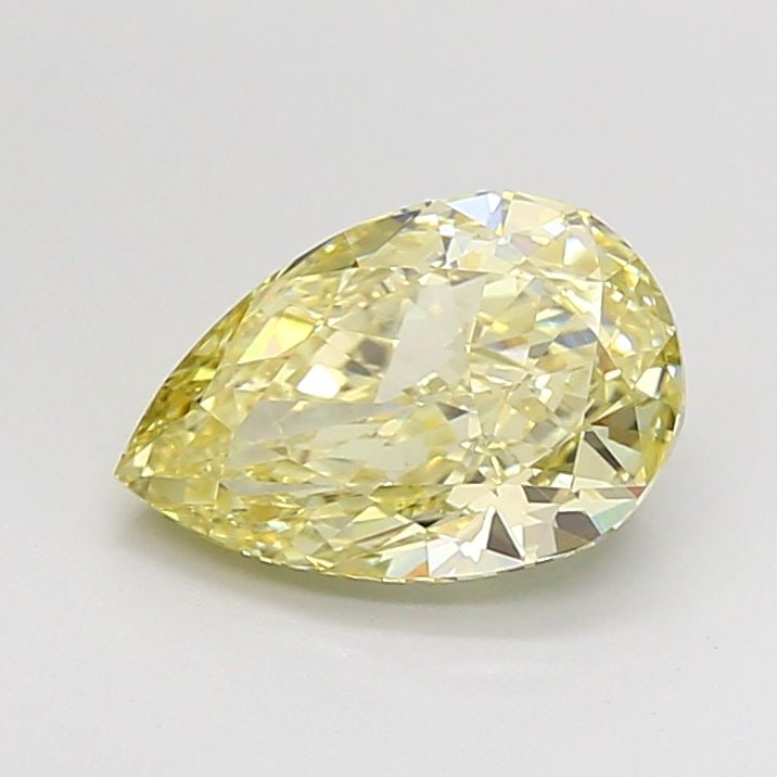 Loose Diamond - PEAR 2.1ct Fancy Yellow VS1: Loose Diamond - PEAR 2.1ct Fancy Yellow VS1 Source: This is a real non-mined Diamond that has been grown in a lab Shape: PEAR Carats: 2.1 Color: Fancy Yellow Certification: IGI Video: