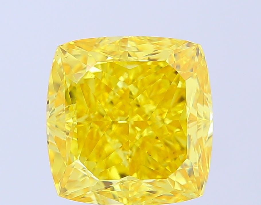Loose Diamond - CUSHION MODIFIED 7.13ct Fancy Vivid Yellow VS1: Loose Diamond - CUSHION MODIFIED 7.13ct Fancy Vivid Yellow VS1 Source: This is a real non-mined Diamond that has been grown in a lab Shape: CUSHION MODIFIED Carats: 7.13 Color: Fancy Vivid Yellow Cert
