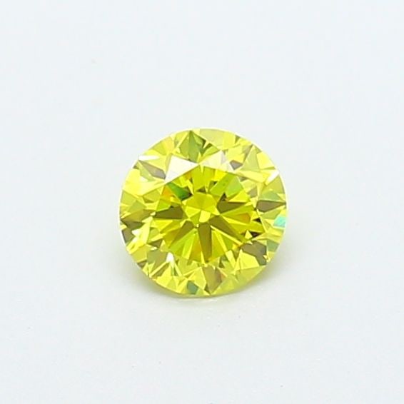 Loose Diamond - ROUND 0.31ct Fancy Vivid Yellow VS2: Loose Diamond - ROUND 0.31ct Fancy Vivid Yellow VS2 Source: This is a real non-mined Diamond that has been grown in a lab Shape: ROUND Carats: 0.31 Color: Fancy Vivid Yellow Certification: IGI Video: