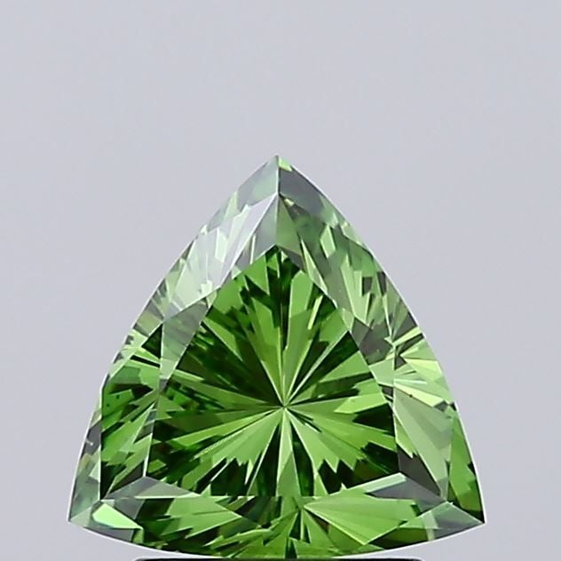Loose Diamond - TRIANGULAR 1.36ct Fancy Vivid Green VS1 (1 of 1)