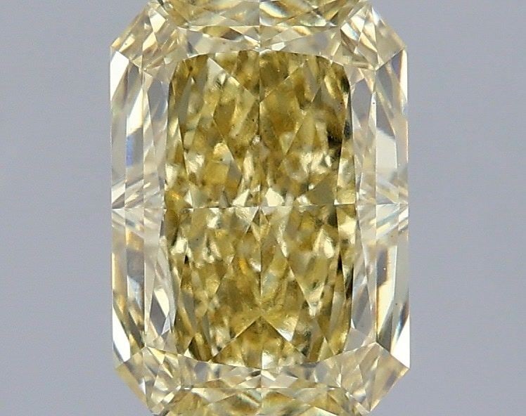 Loose Diamond - RADIANT 2.08ct Fancy Intense Yellow VS1: Loose Diamond - RADIANT 2.08ct Fancy Intense Yellow VS1 Source: This is a real non-mined Diamond that has been grown in a lab Shape: RADIANT Carats: 2.08 Color: Fancy Intense Yellow Certification: IGI