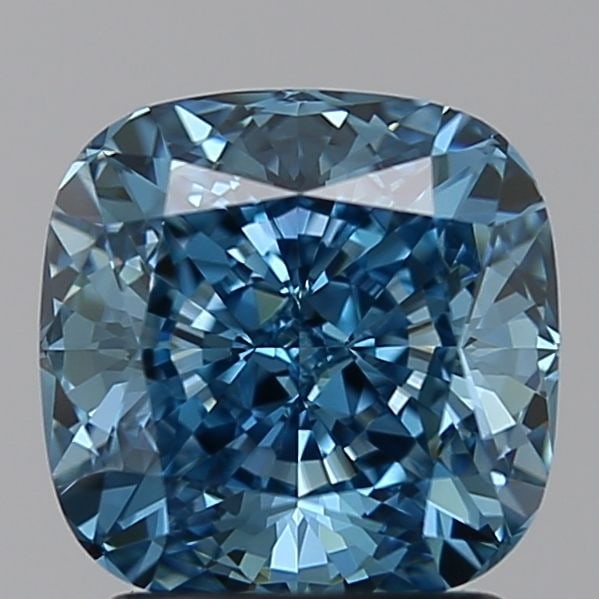 Loose Diamond - CUSHION BRILLIANT 2.02ct Blue VVS2: Loose Diamond - CUSHION BRILLIANT 2.02ct Blue VVS2 Source: This is a real non-mined Diamond that has been grown in a lab Shape: CUSHION BRILLIANT Carats: 2.02 Color: Blue Certification: NONE Video: