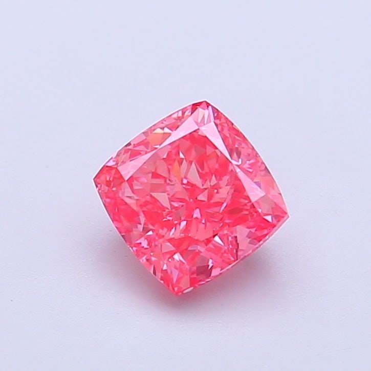 Loose Diamond - CUSHION MODIFIED 1.03ct Fancy Vivid Pink VS1: Loose Diamond - CUSHION MODIFIED 1.03ct Fancy Vivid Pink VS1 Source: This is a real non-mined Diamond that has been grown in a lab Shape: CUSHION MODIFIED Carats: 1.03 Color: Fancy Vivid Pink Certific
