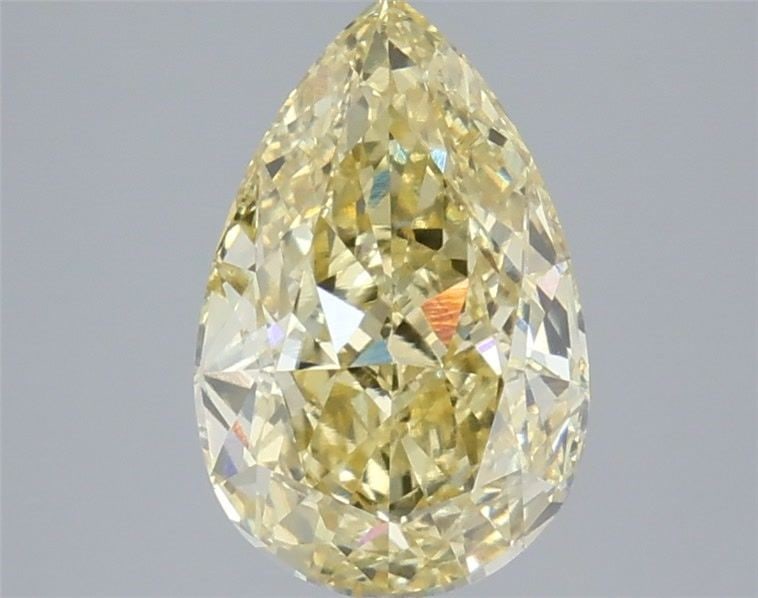 Loose Diamond - PEAR 3.1ct Fancy Intense Yellow VVS2: Loose Diamond - PEAR 3.1ct Fancy Intense Yellow VVS2 Source: This is a real non-mined Diamond that has been grown in a lab Shape: PEAR Carats: 3.1 Color: Fancy Intense Yellow Certification: IGI Video: