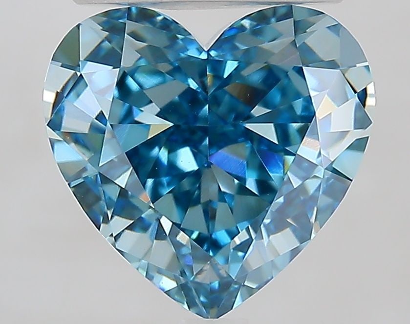 Loose Diamond - HEART 3.41ct Fancy Vivid Blue VVS2: Loose Diamond - HEART 3.41ct Fancy Vivid Blue VVS2 Source: This is a real non-mined Diamond that has been grown in a lab Shape: HEART Carats: 3.41 Color: Fancy Vivid Blue Certification: IGI Video: