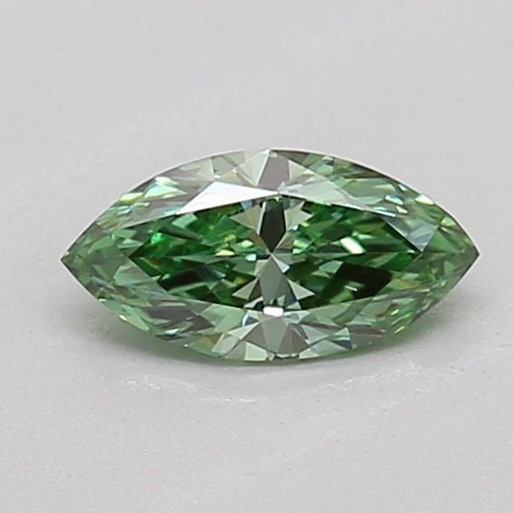Loose Diamond - MARQUISE 0.24ct Fancy Vivid Green VVS2: Loose Diamond - MARQUISE 0.24ct Fancy Vivid Green VVS2 Source: This is a real non-mined Diamond that has been grown in a lab Shape: MARQUISE Carats: 0.24 Color: Fancy Vivid Green Certification: IGI Th
