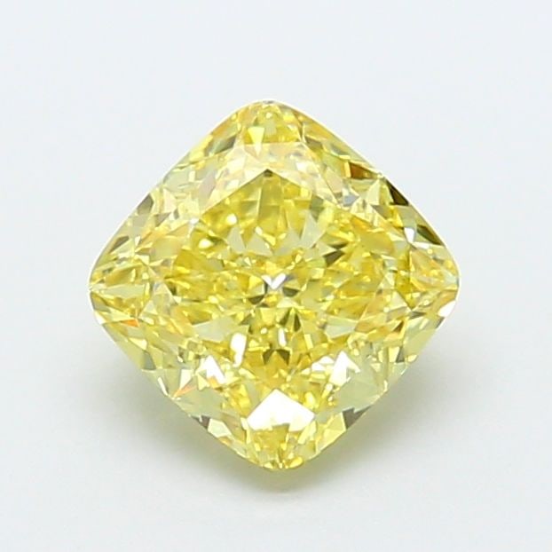 Loose Diamond - CUSHION MODIFIED 2.56ct Fancy Intense Yellow VS2: Loose Diamond - CUSHION MODIFIED 2.56ct Fancy Intense Yellow VS2 Source: This is a real non-mined Diamond that has been grown in a lab Shape: CUSHION MODIFIED Carats: 2.56 Color: Fancy Intense Yellow 
