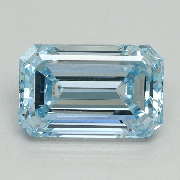 Loose Diamond - EMERALD 1.5ct Fancy Intense Blue VS2: Loose Diamond - EMERALD 1.5ct Fancy Intense Blue VS2 Source: This is a real non-mined Diamond that has been grown in a lab Shape: EMERALD Carats: 1.5 Color: Fancy Intense Blue Certification: IGI Video
