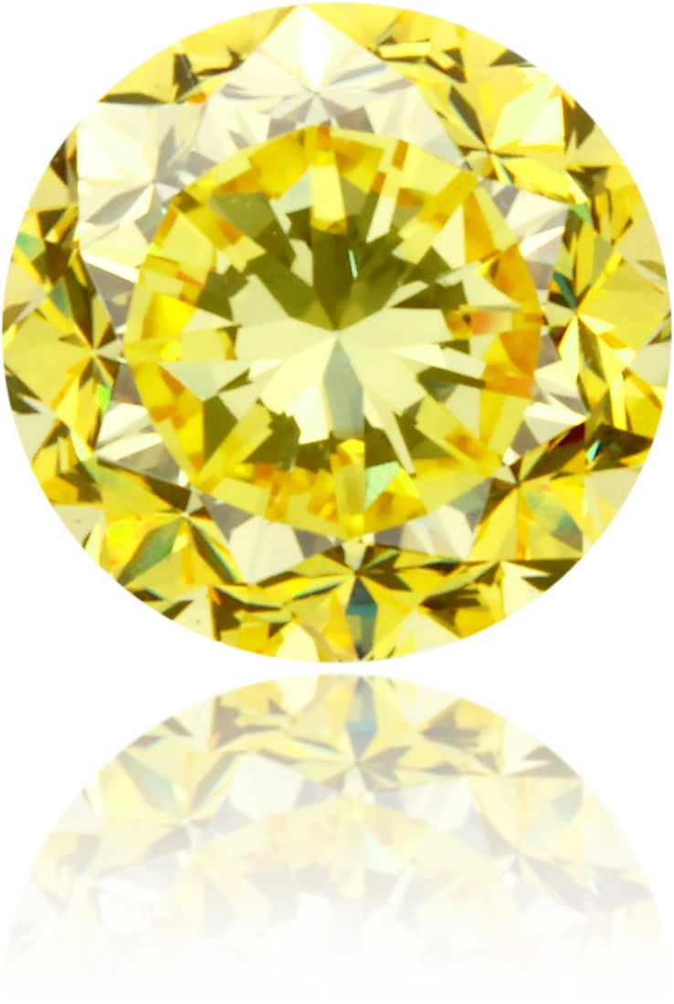 Loose Diamond - ROUND 1.01ct Fancy Vivid Yellow VS1: Loose Diamond - ROUND 1.01ct Fancy Vivid Yellow VS1 Source: Natural Shape: ROUND Carats: 1.01 Color: Fancy Vivid Yellow Certification: GIA The Diamond Depot Guarantee: All items in this auction are gu
