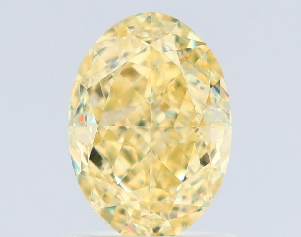 Loose Diamond - OVAL 1.23ct Fancy Yellow VS2: Loose Diamond - OVAL 1.23ct Fancy Yellow VS2 Source: Natural Shape: OVAL Carats: 1.23 Color: Fancy Yellow Certification: GIA Video:
