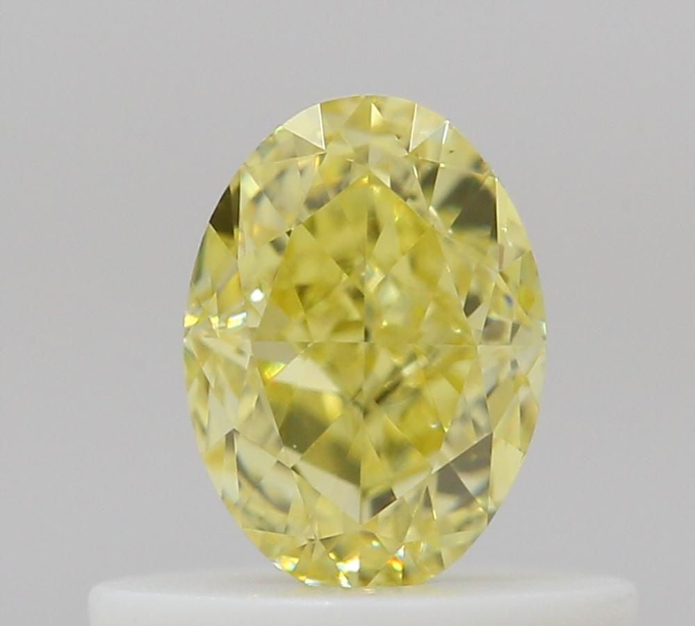 Loose Diamond - OVAL 0.5ct Fancy Intense Yellow VS1: Loose Diamond - OVAL 0.5ct Fancy Intense Yellow VS1 Source: Natural Shape: OVAL Carats: 0.5 Color: Fancy Intense Yellow Certification: GIA The Diamond Depot Guarantee: All items in this auction are gu