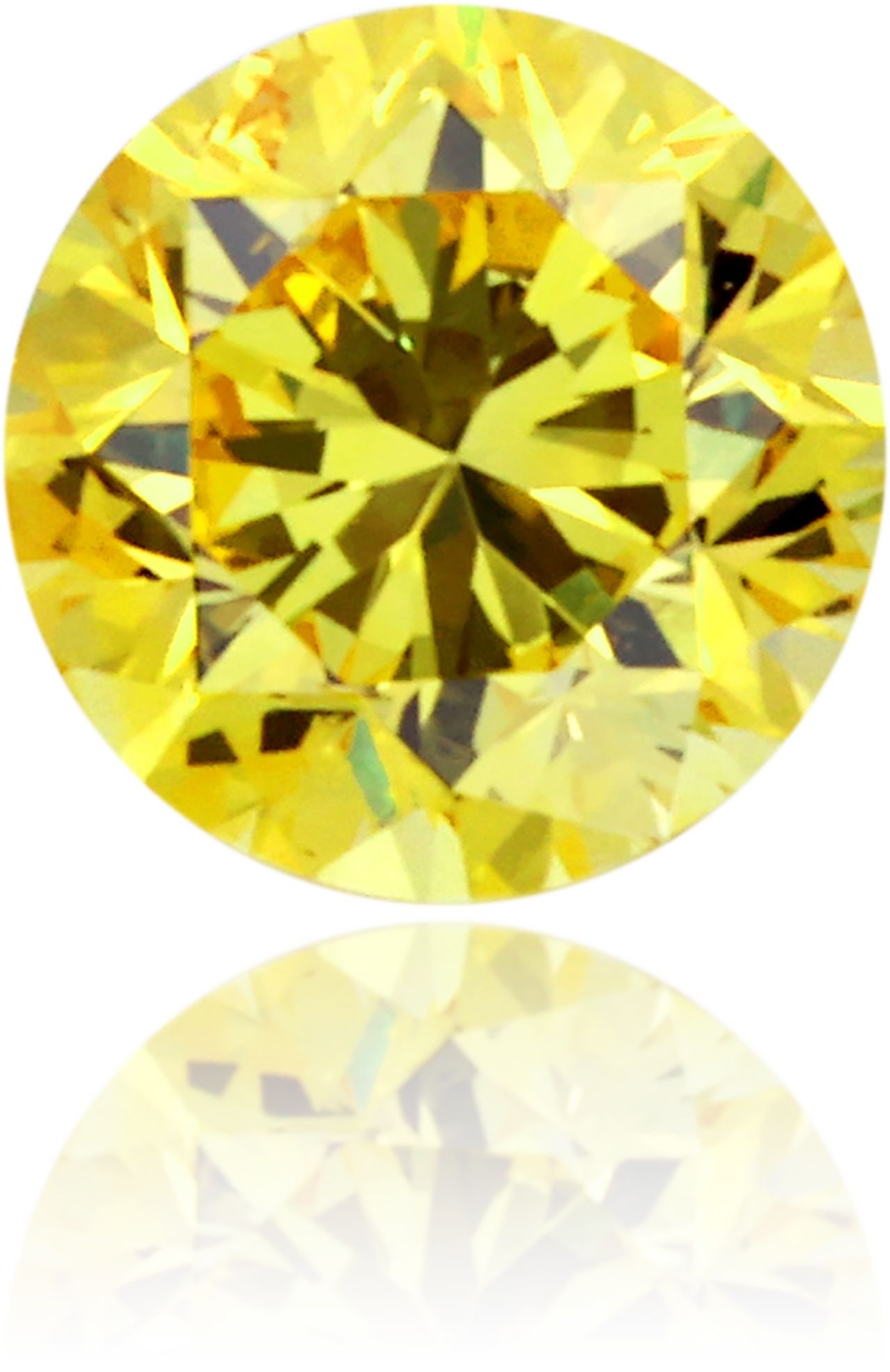 Loose Diamond - ROUND 0.22ct Fancy Vivid Yellow SI2: Loose Diamond - ROUND 0.22ct Fancy Vivid Yellow SI2 Source: Natural Shape: ROUND Carats: 0.22 Color: Fancy Vivid Yellow Certification: GIA Video: