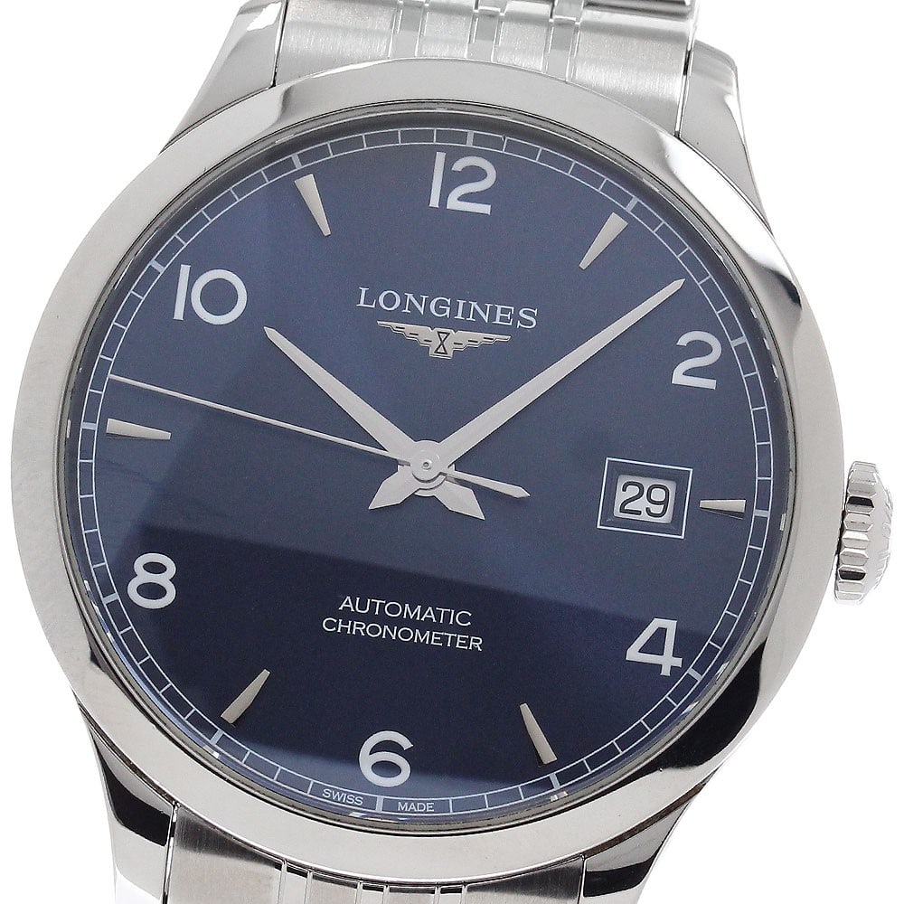 Longines Record Date Automatic Men's Stainless Steel Wristwatch (1 of 6)