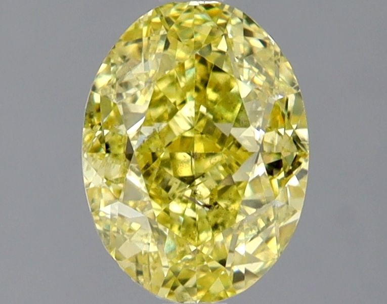 Loose Diamond - OVAL 2.02ct Fancy Intense Yellow I1: Loose Diamond - OVAL 2.02ct Fancy Intense Yellow I1 Source: Natural Shape: OVAL Carats: 2.02 Color: Fancy Intense Yellow Certification: GIA Video:
