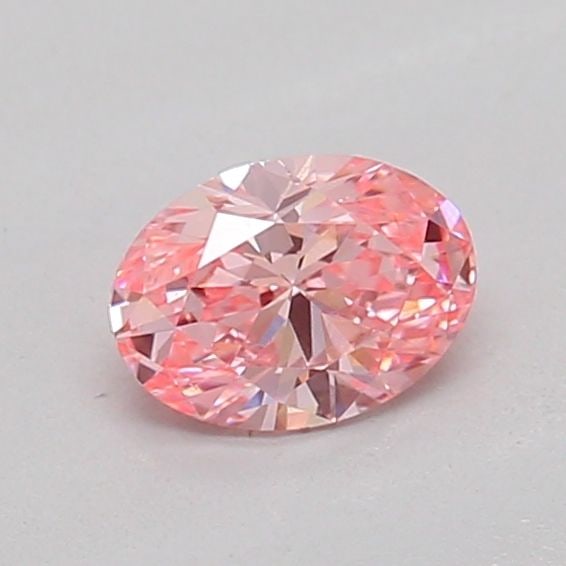 Loose Diamond - OVAL 0.26ct Fancy Vivid Pink VS2