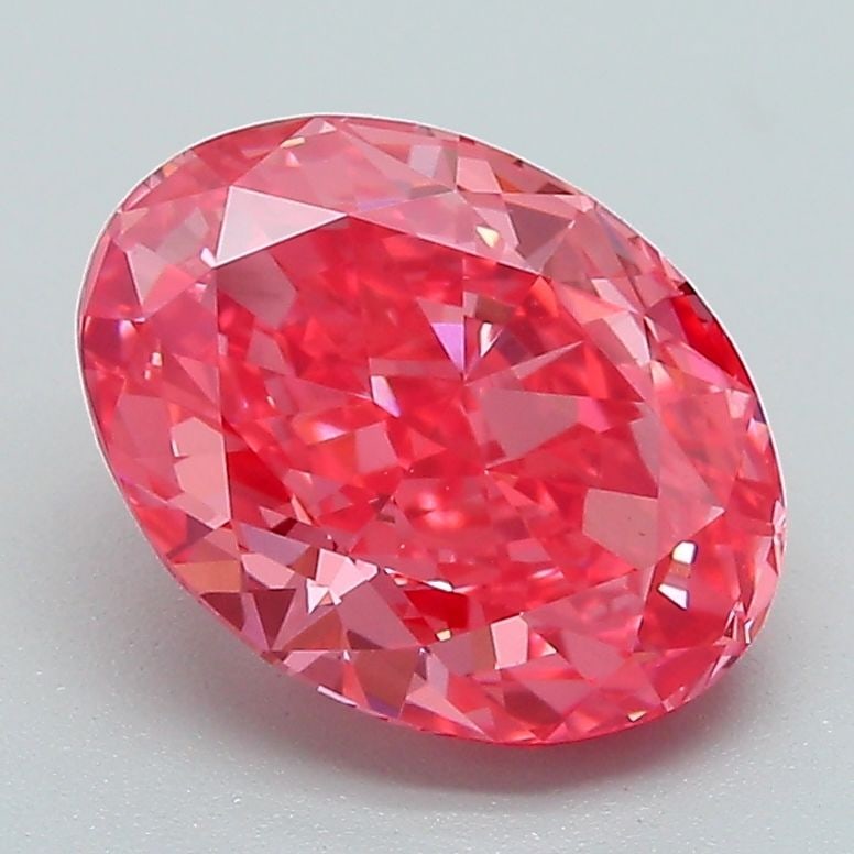 Loose Diamond - OVAL 2.44ct Fancy Vivid Pink VS2