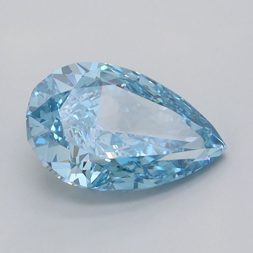 Loose Diamond - PEAR 1.54ct Fancy Vivid Blue VVS1