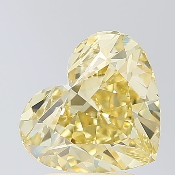 Loose Diamond - HEART 3.04ct Fancy Intense Yellow VS1