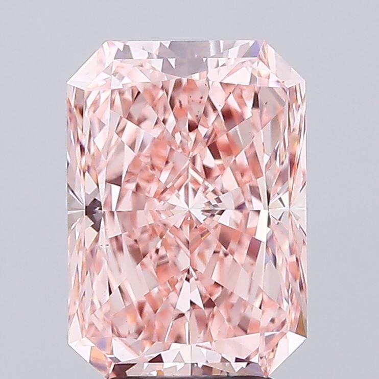 Loose Diamond - RADIANT 4.02ct Fancy Vivid Pink VS1