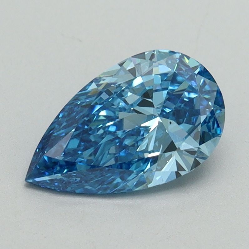 Loose Diamond - PEAR 1.05ct Fancy Vivid Blue VS1