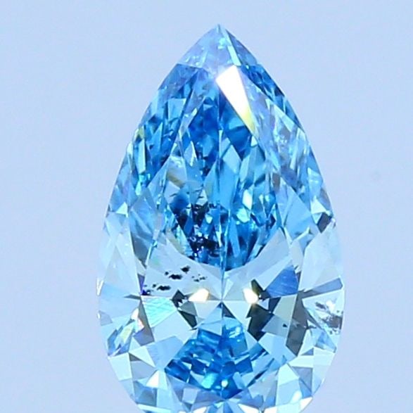 Loose Diamond - PEAR 0.92ct Fancy Vivid Blue SI1