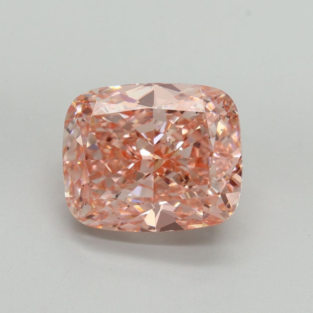 Loose Diamond - CUSHION MODIFIED 10.03ct Fancy Vivid Pink VS2