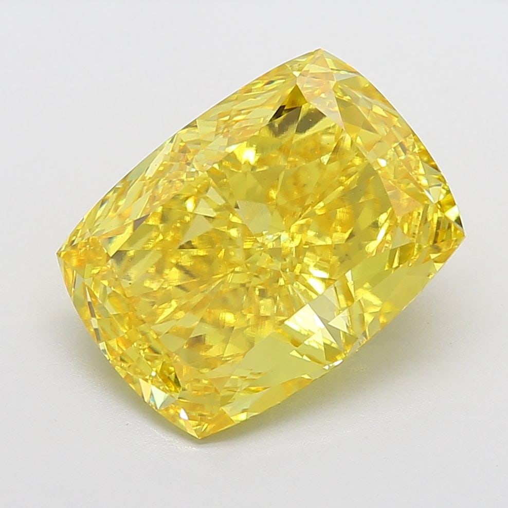 Loose Diamond - CUSHION MODIFIED 11.43ct Fancy Vivid Yellow VS1: Loose Diamond - CUSHION MODIFIED 11.43ct Fancy Vivid Yellow VS1 Source: This is a real non-mined Diamond that has been grown in a lab Shape: CUSHION MODIFIED Carats: 11.43 Color: Fancy Vivid Yellow Ce