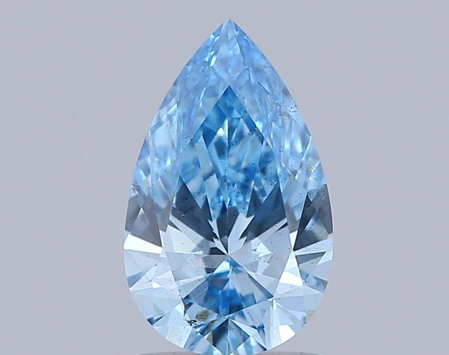 Loose Diamond - PEAR 1.22ct Fancy Vivid Blue SI2