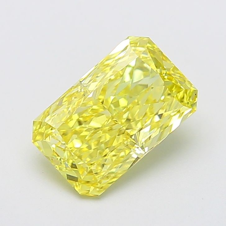 Loose Diamond - RADIANT 3.23ct Fancy Intense Yellow VS1