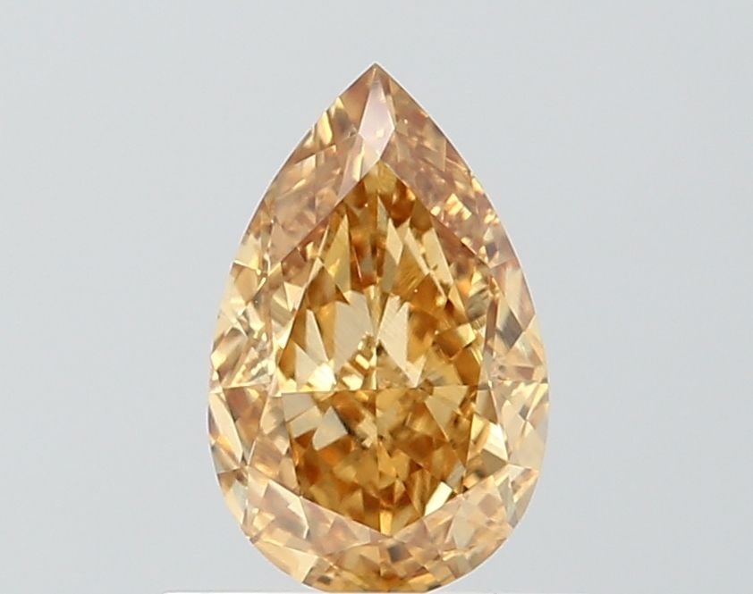 Loose Diamond - PEAR 0.72ct Fancy Intense Yellow VS2