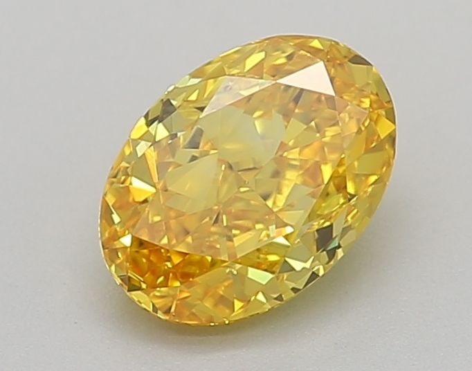 Loose Diamond - OVAL 1.07ct Fancy Vivid Yellow VVS2