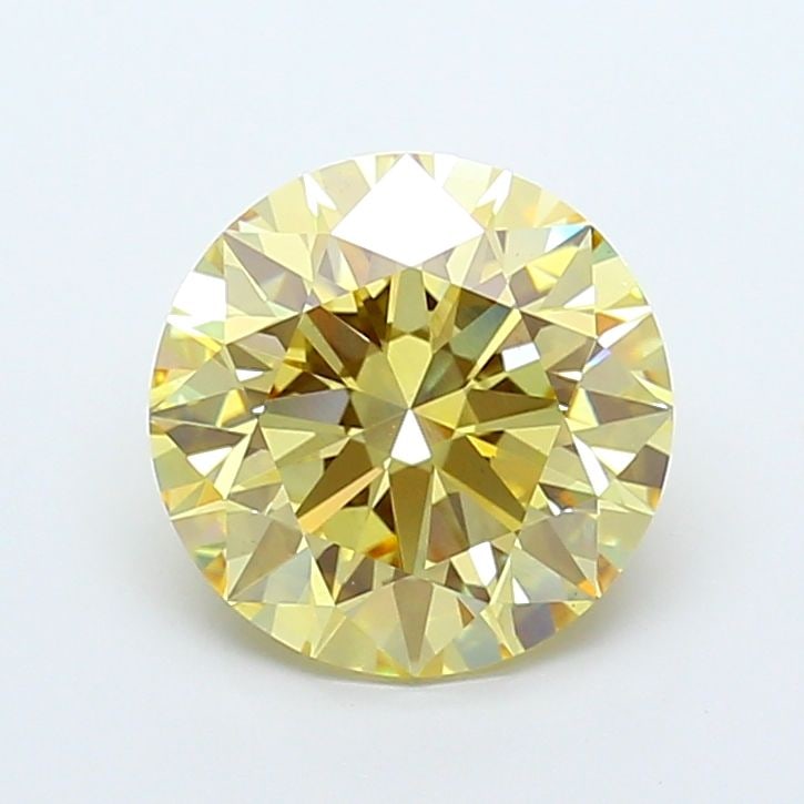 Ideal Loose Diamond - ROUND 5.01ct Fancy Yellow VS1: Ideal Loose Diamond - ROUND 5.01ct Fancy Yellow VS1 Source: This is a real non-mined Diamond that has been grown in a lab Shape: ROUND Carats: 5.01 Color: Fancy Yellow Certification: IGI Video: