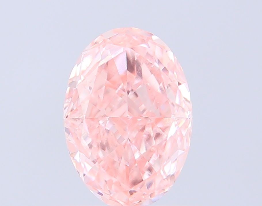 Loose Diamond - OVAL 0.91ct Fancy Intense Pink VVS2