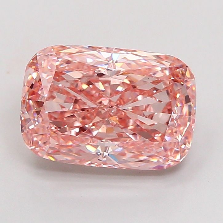 Loose Diamond - CUSHION MODIFIED 3.46ct Fancy Intense Pink VS1