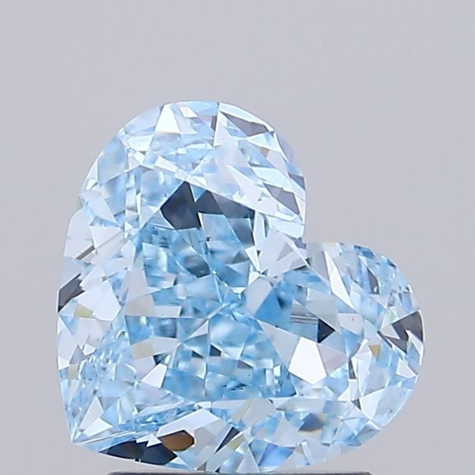 Loose Diamond - HEART 2.4ct Fancy Intense Blue VS1