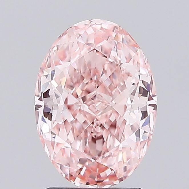 Loose Diamond - OVAL 2.52ct Fancy Vivid Pink VVS2